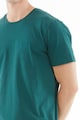 GUESS Tricou slim fit cu decolteu la baza gatului Barbati