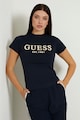 GUESS Фитнес памучна тениска с лого Жени
