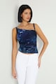 GUESS Top cu imprimeu floral si decolteu asimetric Dina Femei