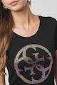GUESS Tricou slim fit cu logo din strasuri Femei