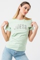 GUESS Тениска с лого с пайети Жени