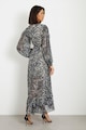 GUESS Дълга рокля със застъпен дизайн и принт Жени