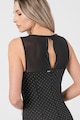 GUESS Rochie fara maneci, cu segment de plasa Femei