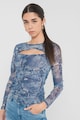 GUESS Bluza cu aspect de denim Femei