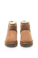 UGG Cizme scurte maro camel de piele intoarsa Classic Mini II Femei