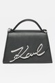 Karl Lagerfeld K/Signature 2.0 keresztpántos bőrtáska logórátéttel női