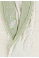 Cotton Box Halat de baie alb cu verde celadon Barbati