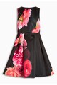 NEXT Rochie neagra cu model floral Fete