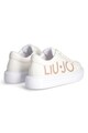 Liu Jo Pantofi sport de piele cu logo supradimensionat Fete