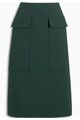 NEXT Green Pocket A-Line Skirt női