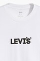 Levi's Tricou de bumbac cu decolteu la baza gatului si imprimeu logo Barbati