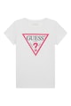 GUESS Тениска с лого и декоративни камъни Момичета