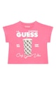 GUESS Тениска с органичен памук с лого Момичета