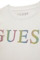 GUESS Póló csillámos logóval Lány