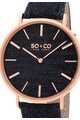 SO&CO New York Ceas bleumarin cu aspect de denim SoHo Femei