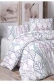 Leunelle Set alb de pat cu imprimeu vegetal Barbati