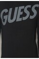 GUESS Pulover negru cu logo Barbati