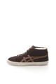 Onitsuka Tiger Tenisi mid-high maro inchis de piele intoarsa Fader Femei