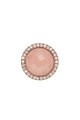 Fossil Розово-златисти обеци с розови камъни Жени