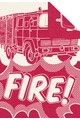 s.Oliver Patura rosu cu alb si design masina de pompieri Barbati