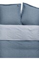 s.Oliver Lenjerie de pat in doua nuante de albastru, din chambray 155X220 Femei