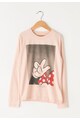 Little Eleven Paris Bluza roz pal cu Minnie Fete