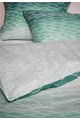 ESPRIT home Lenjerie de pat cu model grafic Evan, Verde/Alb Femei