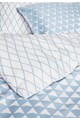 ESPRIT home Lenjerie de pat cu model geometric Mina, Albastru/Alb Femei