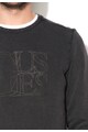 GUESS JEANS Bluza sport negru stins cu imprimeu logo Peter Barbati