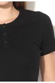 Moschino Tricou crop de casa negru Femei