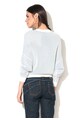 Sportmax Code Пуловер в бяло с перфорации Жени