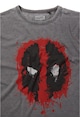 Recovered Tricou cu imprimeu Marvel Deadpool Icon Paint Logo Mid Grey 5441 Barbati