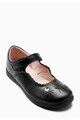 NEXT Pantofi Mary Jane negri de piele cu design pisica Fete
