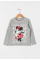 NAME IT Bluza gri melange cu imprimeu MInnie Fete