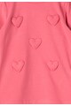 NAME IT Bluza roz cu aplicatii in forma de inima Dart Fete