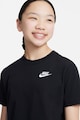 Nike Tricou de bumbac cu decolteu la baza gatului Sportswear Fete