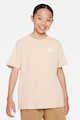 Nike Tricou de bumbac cu decolteu la baza gatului Sportswear Fete