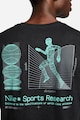 Nike Tricou cu tehnologie Dri fit si imprimeu pentru fitness Barbati
