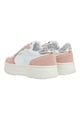 Pepe Jeans London Pantofi sport flatform cu garnituri de piele intoarsa Femei