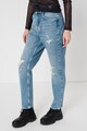 KARL LAGERFELD JEANS Szűkülő szárú farmernadrág magas derékrésszel női