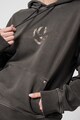 KARL LAGERFELD JEANS Bő fazonú kapucnis organikuspamut pulóver női