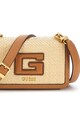 GUESS Geanta crossbody cu aspect tesut Status Femei