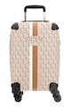 GUESS Куфар на колелца Wilder от еко кожа с лого Жени