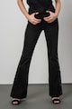 Karl Lagerfeld Bővülő fazonú farmernadrág flitteres oldalcsíkkal női