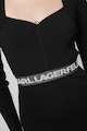 Karl Lagerfeld Bodycon fazonú ruha logós derékpánttal női