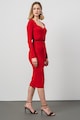 Karl Lagerfeld Bodycon fazonú ruha logós derékpánttal női