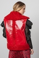 Karl Lagerfeld Műbőr dzseki levehető ujjakkal női