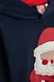 KOTON Karácsonyi mintás kapucnis pulóver Fiú