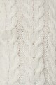 KOTON Csavart kötésmintájú pulóver középhosszú gallérral női