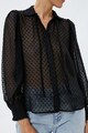 KOTON Enyhén áttetsző texturált ing női